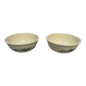 Pair of Vintage Oven Serve Homer Laughlin Casserole Dishes Circa 1930s