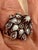 19th-Century Gold, Silver, Mother-of-Pearl and Seed Pearl Dome Ring, Size 5.25 For Sale - Image 10 of 13