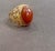 Approximately 7 Carat Jasper Cabochon 18 Karat Yellow Gold Classic Wide Ring Size 8 & 1/2 Quality craftsmanship makes this...