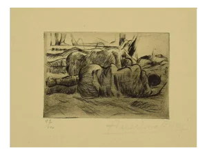 Anselmo Bucci, Military, Etching, 1917