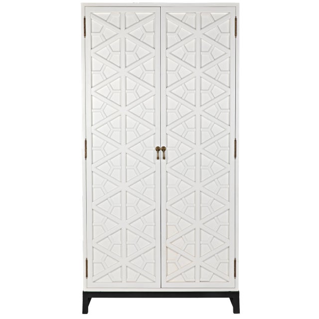 NOIR Maharadshcha Hutch, Solid White For Sale