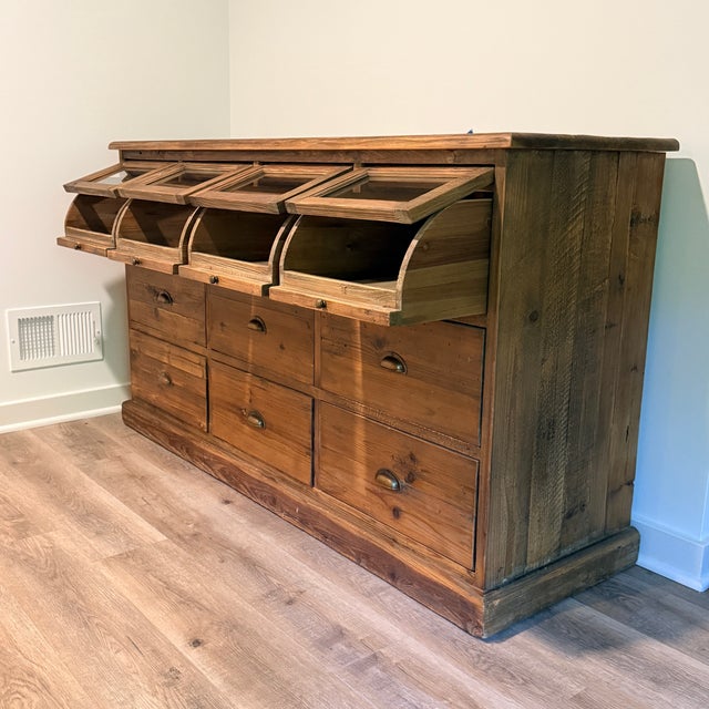 Late 20th Century Reclaimed Wood Storage Cabinet/Dresser For Sale - Image 5 of 8