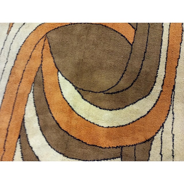 Textile Modern Rug in Wool, 1960s For Sale - Image 7 of 16