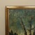 Olive Mid-Century Framed Oil Painting on Canvas For Sale - Image 8 of 11