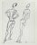 Antoine Mayo, Figure, Original Drawing, Mid 20th-Century For Sale - Image 3 of 3
