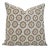 Fabdivine Handcrafted Block Print Cushion Cover 20x20 Inch Viscose Linen-Charkha For Sale