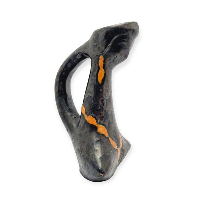 Mid-Century Modern Studio Ceramic Vase from Mónika Laborcz, 1960s For Sale - Image 13 of 13
