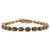 VR Jewels 18.47Carat Smoky Quartz Tennis Bracelet in 14k Solid Yellow Gold by VRJewels For Sale - Image 4 of 12