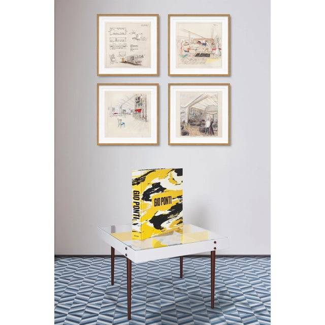 TASCHEN TASCHEN's Gio Ponti "Planchart Coffee Table", Book and Prints, Limited Edition, Signed - 6 Pieces For Sale - Image 4 of 12