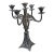 Antique Art Nouveau Five Arm Candelabra by Poole Silver For Sale