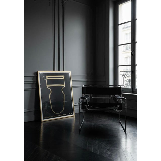 Original 2009 screenprint poster designed by renowned Dutch graphic designer Irma Boom for the Every Thing Design / Gold...