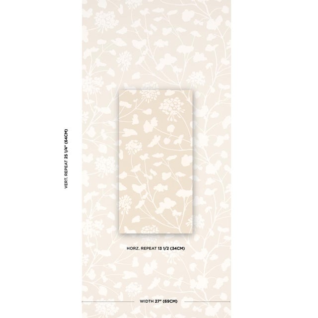 Pennick is a painterly and sunny floral wallcovering that tempers a lush sense of romance with a crisp edge, thanks to a...