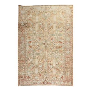 Antique Zabihi Collection Room Size Heriz Rug For Sale