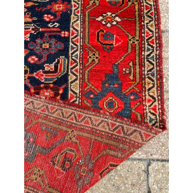 Early 20th Century Antique Persian Malayer Rug, 3'7" X 5'7" For Sale - Image 4 of 9