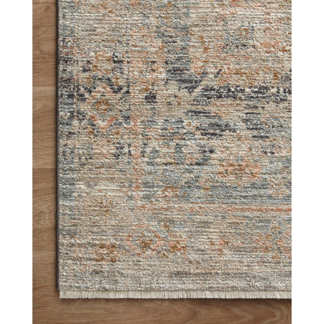 2020s Jean Stoffer x Loloi Katherine Ocean / Coral 11'-6" x 15'-7" Area Rug For Sale - Image 5 of 10