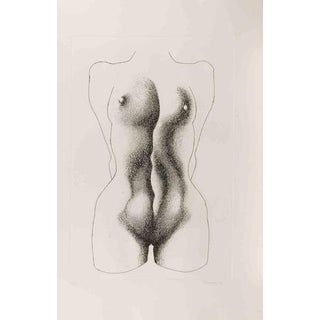 Giacomo Porzano, Nude, 1972, Etching For Sale
