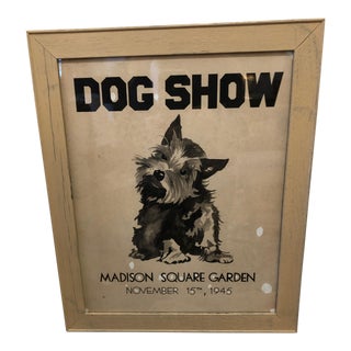 Vintage Dog Show Poster For Sale
