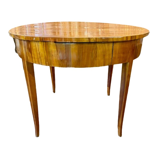 German Walnut Center Table For Sale