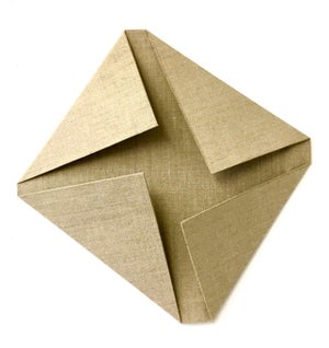 Sébastien de Ganay 1, Large Sebastien de Ganay Folded Linen Abstract Minimalist Sculpture Fabric Wire, 2016