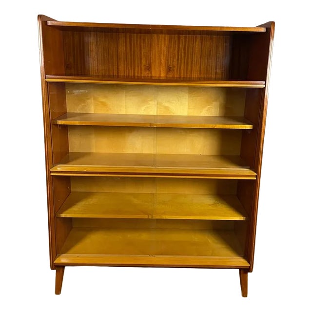 Vintage Brown Bookcase, 1960s For Sale