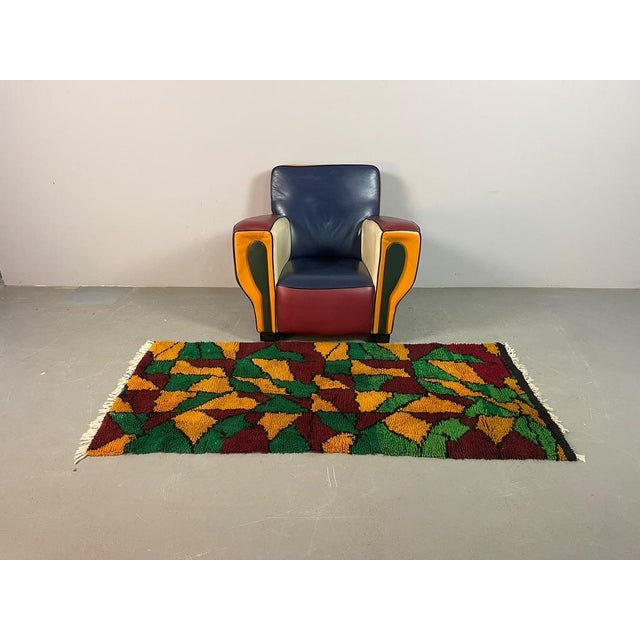 A highly distinctive and exuberantly coloured “hip hop” armchair designed by dutch artist and designer peter van...