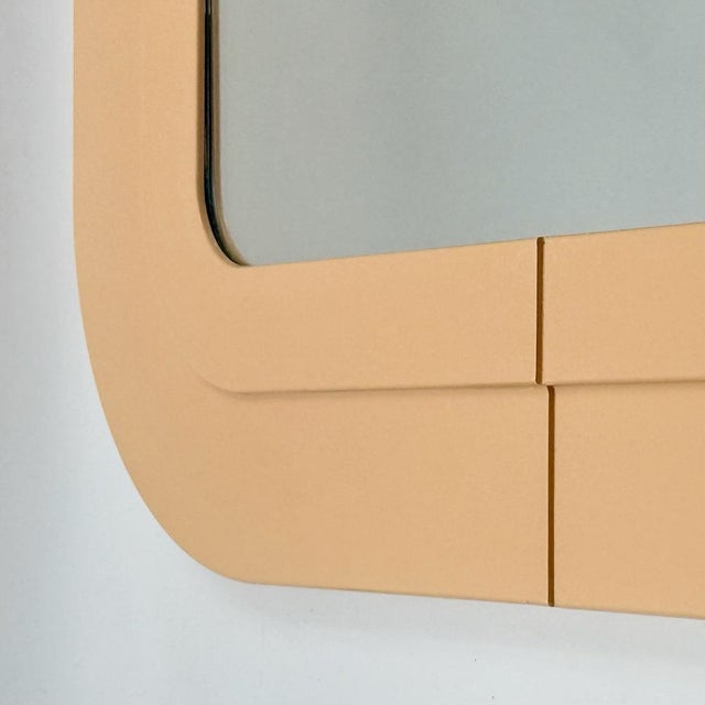 Italian Beige Mirror by Anna Castelli Ferrieri for Kartell, 1960s For Sale - Image 3 of 13