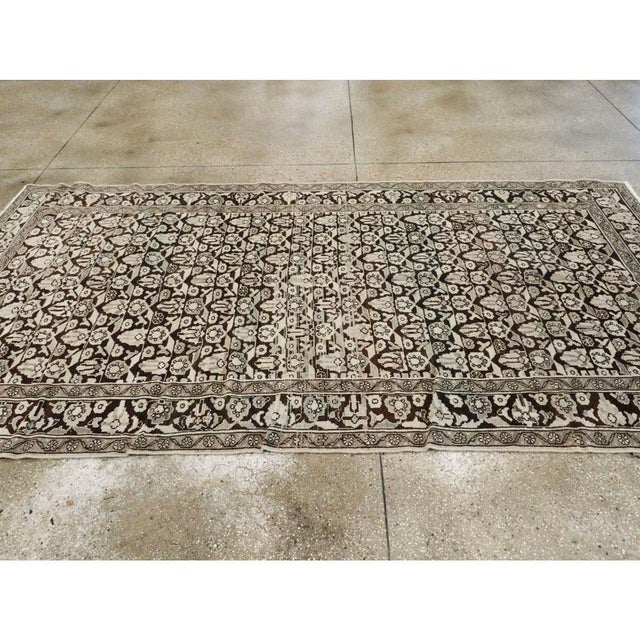 Textile Galerie Shabab Collection Early 20th Century Persian Malayer Rug For Sale - Image 7 of 9
