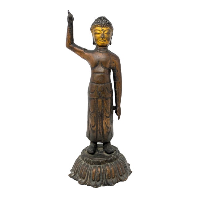 Korean Baby Buddha Pointing to Heaven & Earth (C. 18th/19th Century) For Sale
