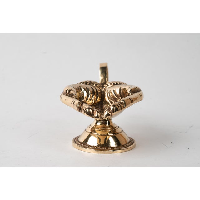Cast Bronze ashtray around 1950s Only polished
