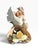 Late 20th Century Vintage Capodimonte Porcelain Love Birds & Floral Arrangement | Made in Italy For Sale - Image 5 of 8
