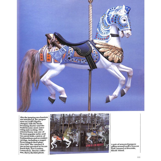 "Painted Ponies: American Carousel Art" 1989 Manns, William For Sale - Image 9 of 10