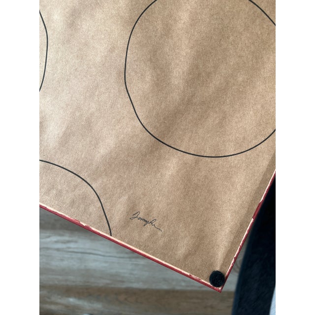 2010s Bougainvillea With Shopping Carts - Framed Limited Edition Photography Print With Vintage Brass Plate For Sale - Image 5 of 5