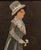 Early 19th Century American Fabric and Paper Figure of a Gentleman, First Half of the 19th Century For Sale - Image 5 of 9