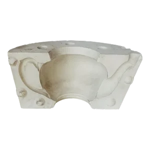 Antique English Teapot Plaster Mold, Early 20th Century
