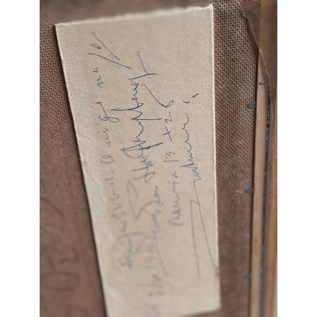Sven H. Engberg, Abstract Composition, 1950s, Oil on Panel, Framed For Sale - Image 7 of 18