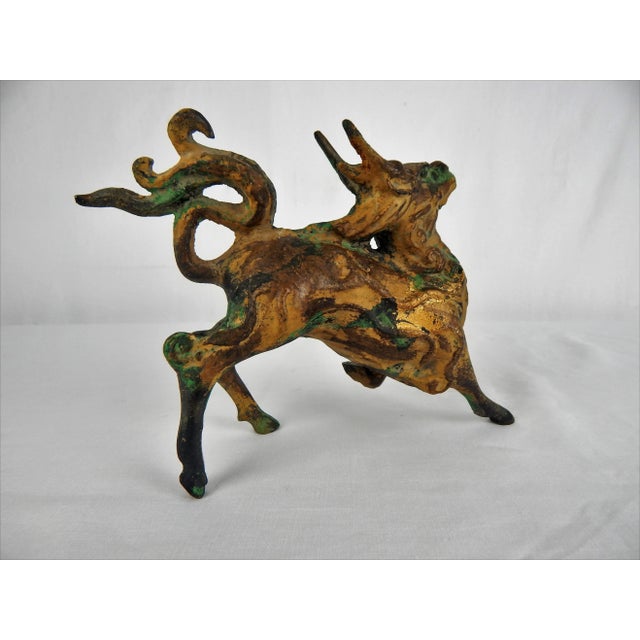 Asian Metal Prancing Horse Figure For Sale In Orlando - Image 6 of 9
