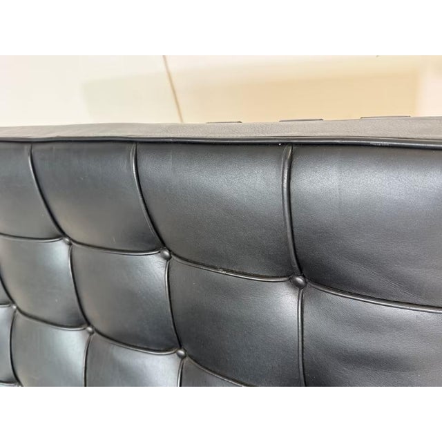 Ludwig Mies van der Rohe Leather Barcelona Chair by Ludwig Mies van der Rohe for Knoll Inc. For Sale - Image 4 of 18