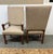 2010s Charles Pollock Reproductions Carved Wood High-Back Armchairs, Pair For Sale - Image 5 of 12