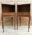 French Louis XV Style Nightstands in Walnut with Drawer and Open Self, 1960s, Set of 2 For Sale - Image 6 of 11