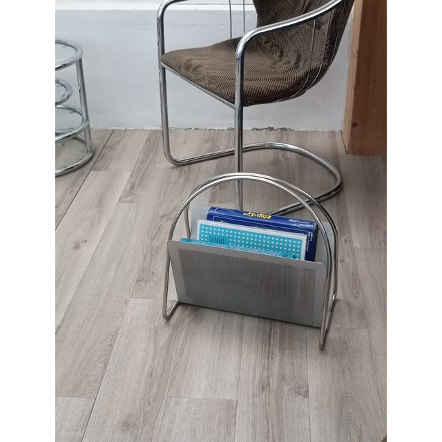 Magazine Rack and Umbrella Stand by Marius Mascagni, 1970s, Set of 2 For Sale - Image 13 of 15