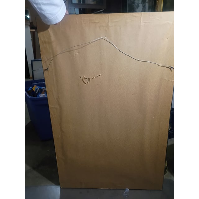 1920s Large 1927 Maxfield Parrish "Hilltop" Lithograph in Original "Stippled" Frame - House of Art Ny For Sale - Image 5 of 9