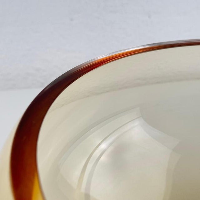 Large Sculptural Murano Glass Bowl by Simone Cenedese, Italy, 1980s For Sale - Image 6 of 12