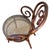 Large Victorian No.4 Bent Oak Cafe Daum Style Bentwood Armchair by Thonet, Pair For Sale - Image 9 of 9