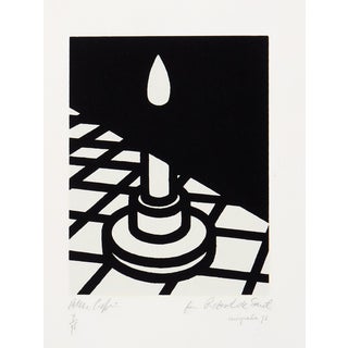 Patrick Caulfield, Candle (For Europalia), 1973, Screen Print For Sale