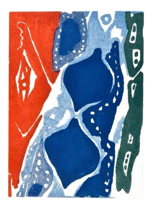 Ernst Wilhelm Nay, Untitled, Etching, 1965