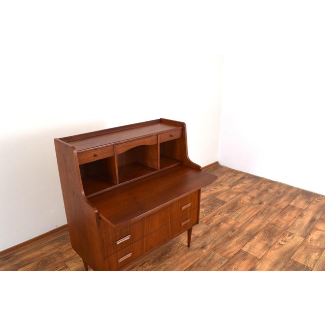 Mid-Century Danish Teak Secretary, 1960s For Sale - Image 17 of 18
