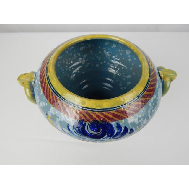 Ceramic Mid-Century Italian Jar & Lid For Sale - Image 7 of 12