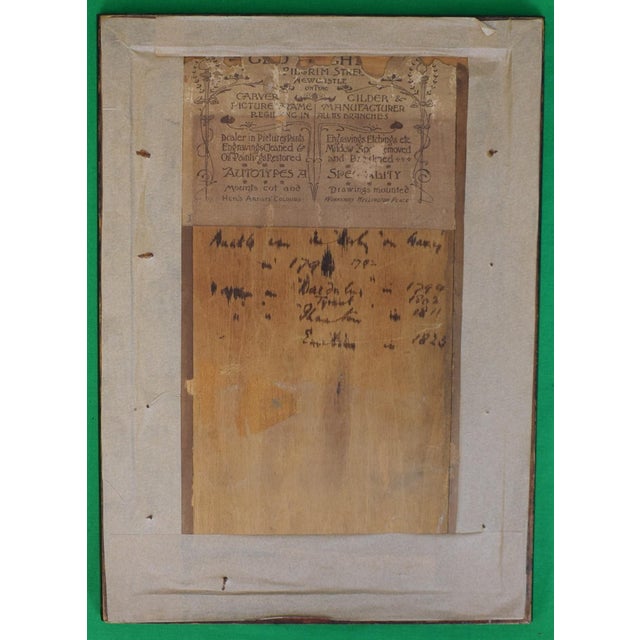 Print Sz: 11"H x 7 1/2"W Frame Sz: 13"H x 9 3/8"W Robert Dighton (1752-1814) “A HERO of the TURF & his AGENT" 1806 (being...