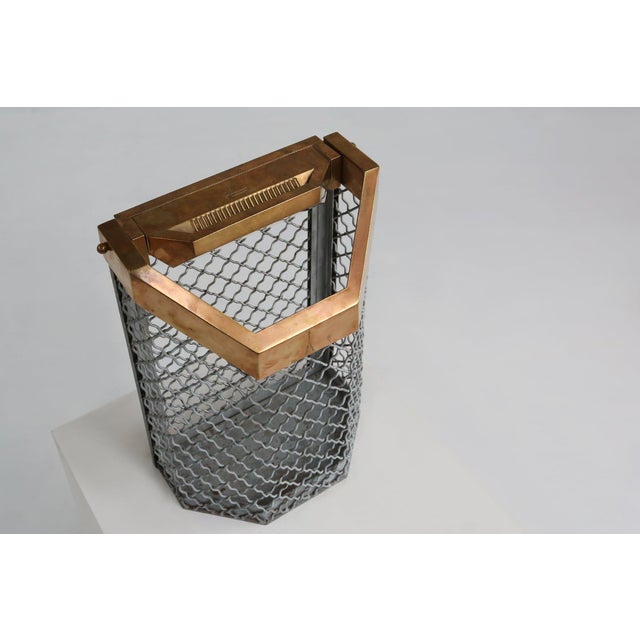 Metal Eiffel Tower Trash Can, France, 1960s For Sale - Image 7 of 16