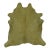 Rug & Kilim’s Contemporary Cowhide Solid Rug in Sage Green Hues For Sale